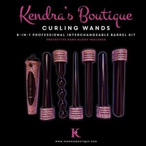 Bling Curling Wand Set 😍❤️🙌🏾